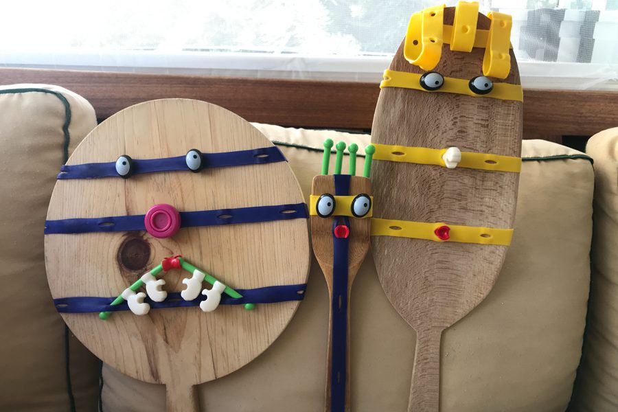The Little Mouth Family, a toy made with Toyi