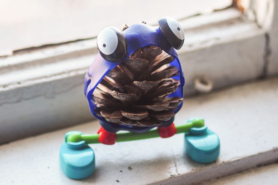 Little Pinecone, a toy made with Toyi