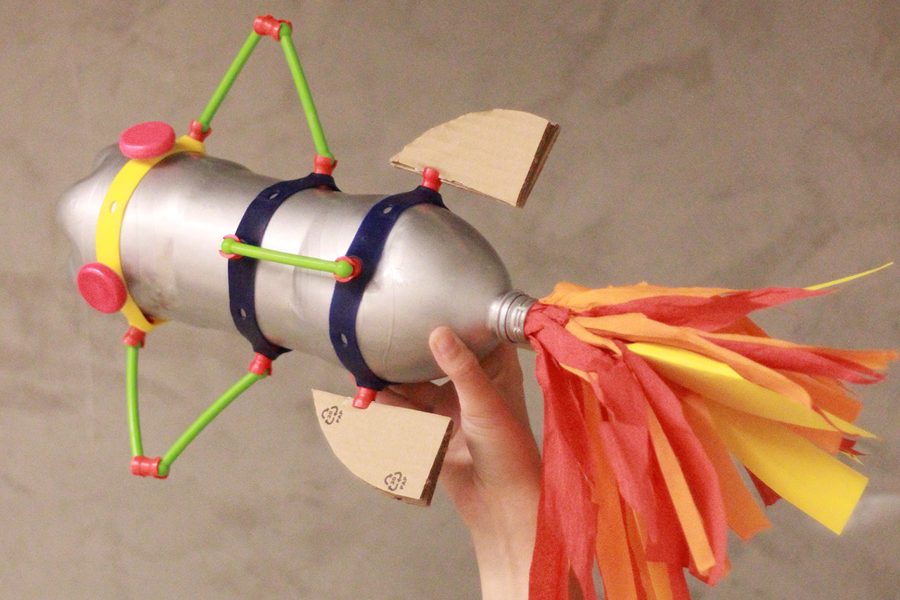 Rocket, a toy made with Toyi