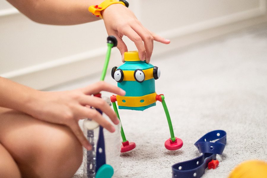 Milk Carton Robot, a toy made with Toyi