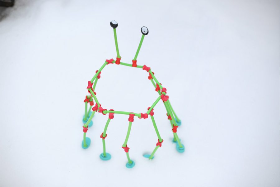 Snow Monster, a toy made with Toyi