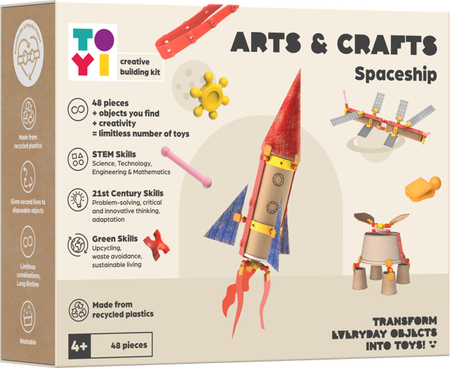 Arts & Crafts Spaceship box